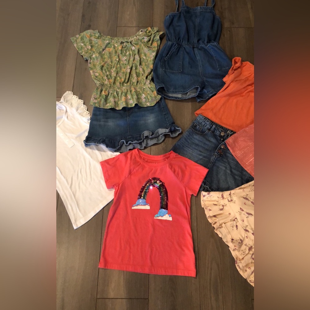 Girls summer clothes bundle size 7-10 - Picture 3 of 9